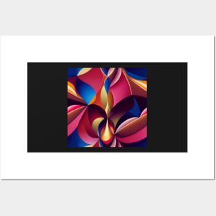 Sacred Geometry Vibrant Pattern Posters and Art